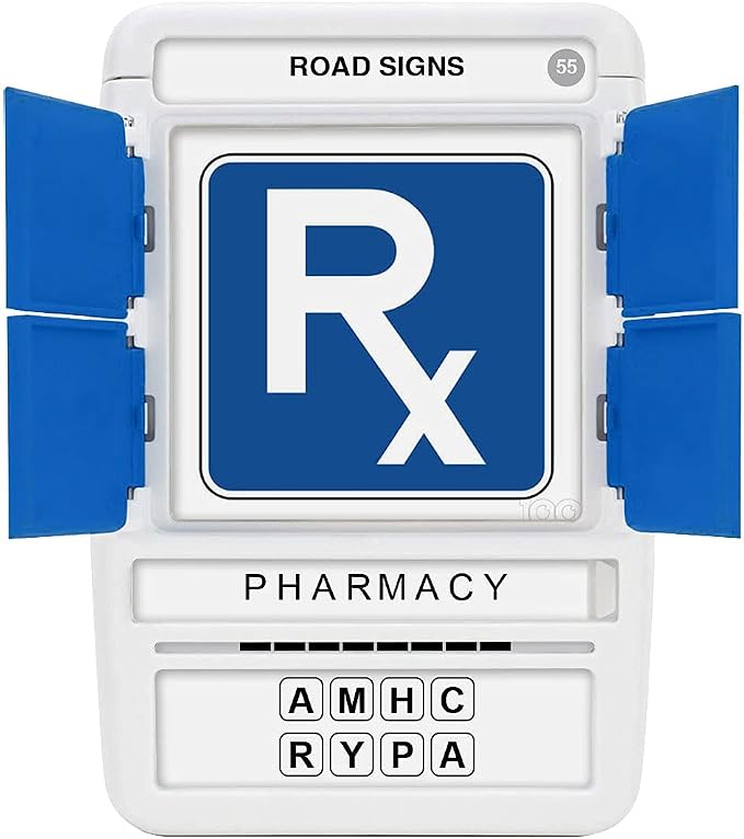 US Road Signs Travel Game - Learn 100 Road Signs | Flash Cards with Slide Reveal Case | Card Game, Gift, Stocking Stuffer | Hours of Fun for Kids and Adults | Ages 6+