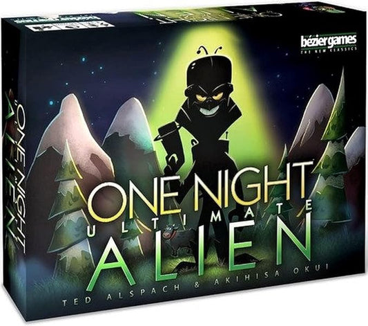 Bezier Games One Night Ultimate Alien, Fun Party Game for Large Groups | Fast-Paced Gameplay, Engaging Social Deduction, Hidden Roles & Bluffing, Great Game for Kids & Families