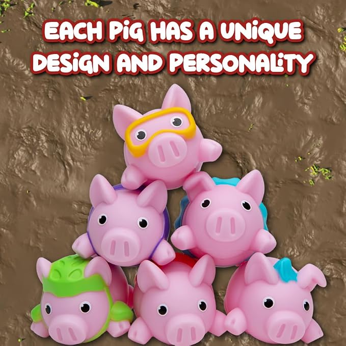 Pigs on Trampolines Board Games for Family Night Hand-Eye-Coordination Game | Family Game, Kids Games, Multi-Player, Board Games for Family Night, Preschool Toys, Hand-Eye-Coordination Game