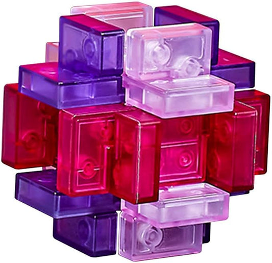 Simhoa IQ Challenge Puzzle Set, 7x7x7cm, Engaging Mind Games for All, Style G