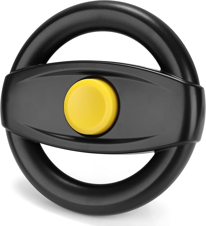 Accmor Stroller Steering Wheel Toy, Steering Wheel for Shopping Carts | Simulated Steering Wheel Universal Detachable Pretend Driving Funny Stroller Toy Attachment