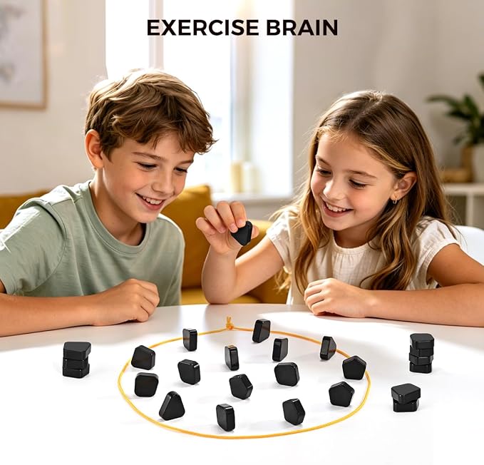 Magnetic Chess Game with Stones for Kids and Adults | Strategy Board Games for Family Game Night, Ages 6+