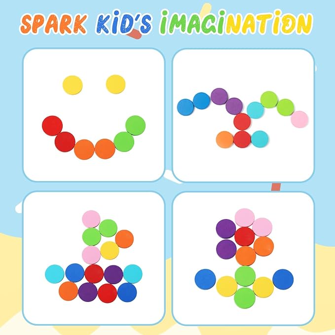 Ball in Cups Toddler Montesssori Toys, Rainbow Color Sorting Toy Coin Box Matching Game, Wooden Learning Color for Baby Toddler Fine Motor Developmental Sensory Toy