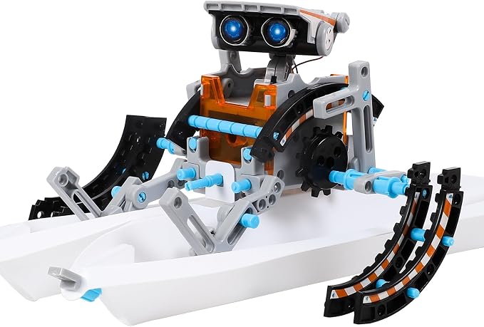 Lucky Doug 12-in-1 Solar Power Robot Building Kits Toys for Boys Girls Ages 8-13, STEM Kit Gifts for Kids 8 9 10 11 12 13 Years, DIY Educational Science Building Robotic Set Gifts for Teenagers
