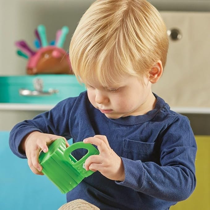 Learning Resources Peekaboo Learning Jungle Toddler - 10 Pieces, Ages 18 Months +, Toddler Montessori Toys, Stacking Shape, Sorting and Matching Skill, Educational Games