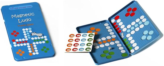 Magnetic Travel Ludo Game - Car Games , Airplane Games and Quiet Games
