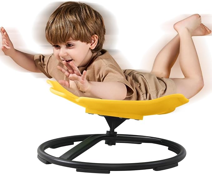 Autism Sensory Spinning Swivel Chair for Autistic Kids, Sensory Toys | 360° Spin Seat Toy for Children with Autism & ADHD, Sit and Spin Sensory Chair for Balance and Motion Training
