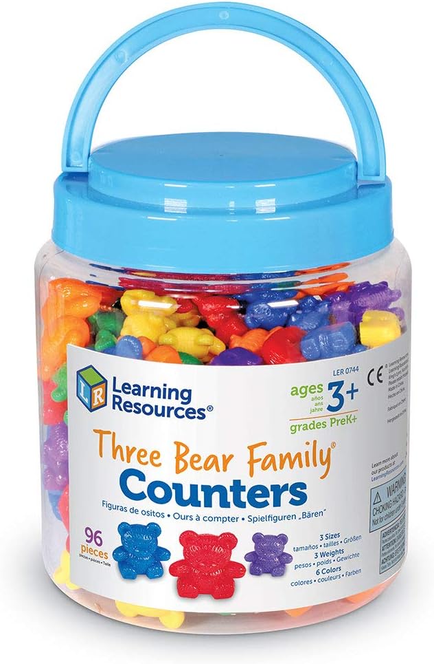 Learning Resources Three Bear Family Counters