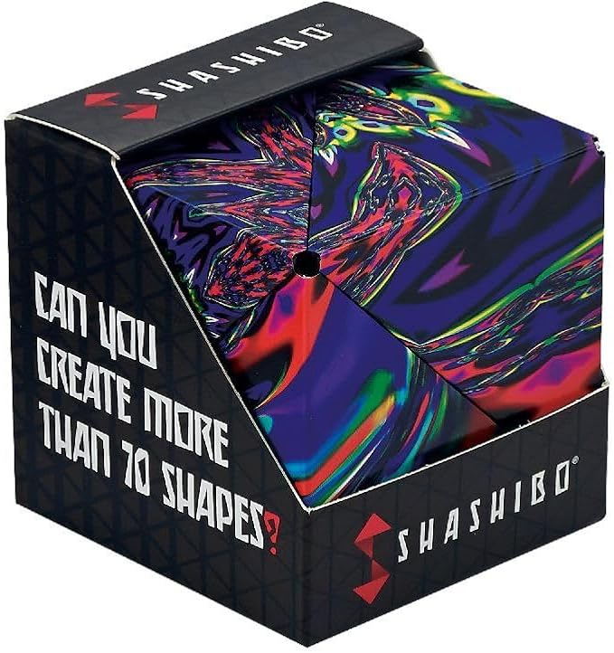 Shashibo DODECA Magnetic Puzzle Cube, Stress Relief Fidget Toy | 100+ Possible Shapes, Sensory Fidget Toy For Adults & Kids, Fun Shape Shifting Puzzle Box For All Ages