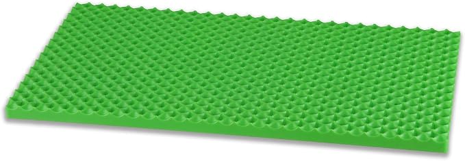 POPULAR PLAYTHINGS Playstix Play Base, Construction Toy Set | for Kids Ages 4 and Up, for STEM and Classroom Use, Green Building Base