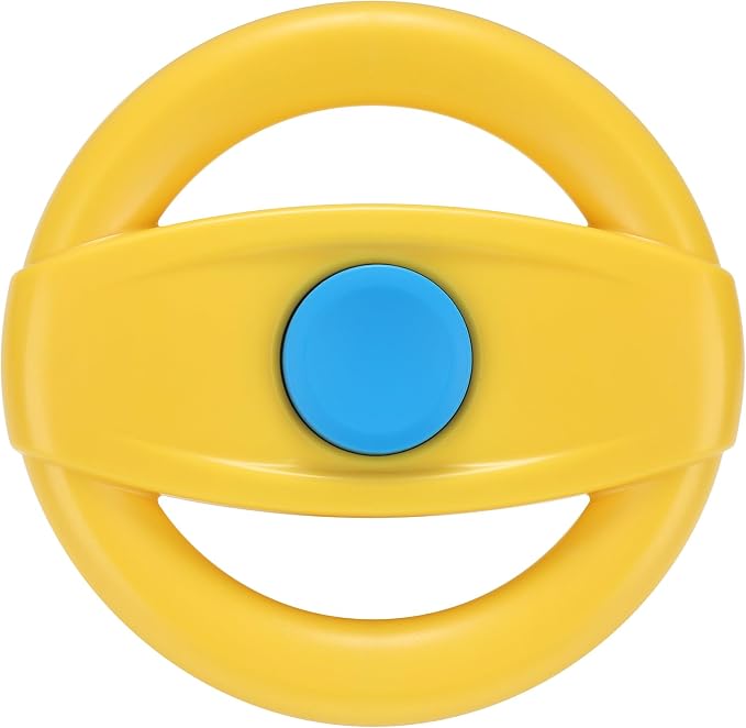 Accmor Stroller Steering Wheel Toy, Steering Wheel for Shopping Carts | Simulated Steering Wheel Universal Detachable Pretend Driving Funny Stroller Toy Attachment