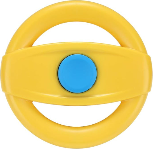 Accmor Stroller Steering Wheel Toy, Steering Wheel for Shopping Carts | Simulated Steering Wheel Universal Detachable Pretend Driving Funny Stroller Toy Attachment