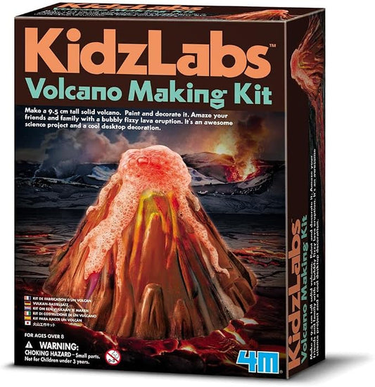 4M KidzLabs Volcano Making Kit, DIY Science Kit STEM, For Boys & Girls Ages 8+
