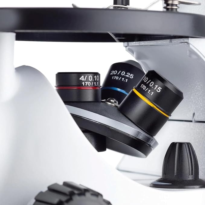 AmScope IN50C-PS25-WM Science Discovery 500X Inverted | 40X-500X Magnification Range