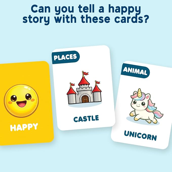 Junior Storyteller, Conversation Card Game for Kids 4-8, Speech Therapy Toy | Fun Learning Activity & Educational Game for Kids, Speech Therapy Resource, Special Education & Preschool Classroom Must Have