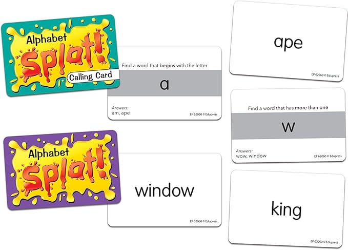 Teacher Created Resources Alphabet Splat™ Game Grades PreK-1 (EP62060)