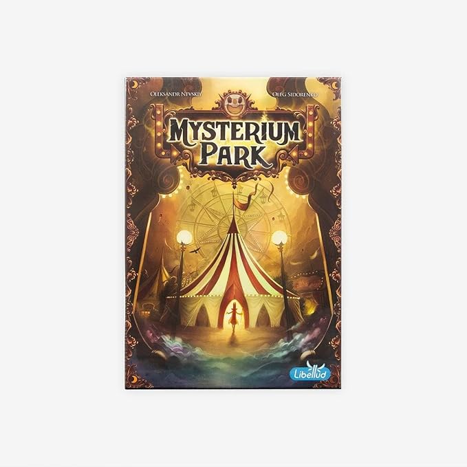 Asmodee Mysterium Park Board Game - Uncover Dark Secrets in a Charming Carnival Setting, Cooperative Mystery for Kids & Adults, Ages 10+, 2-7 Players, 28 Minute Playtime