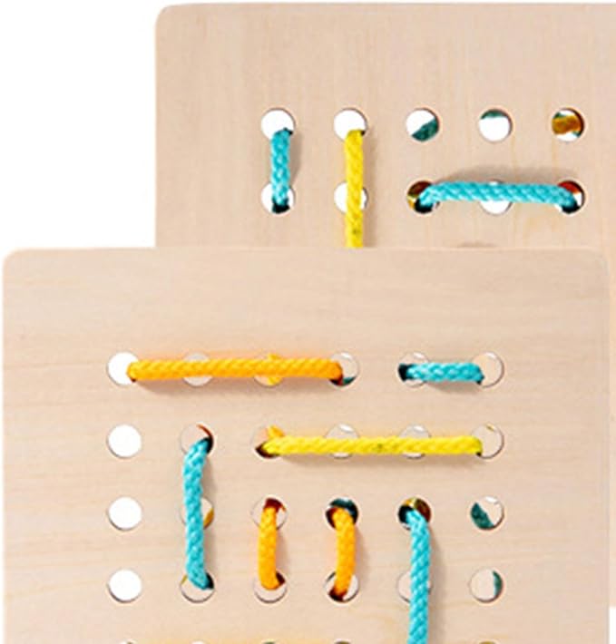 Kids Valentines Gifts Rope Threading Game Creative Preschool Learning