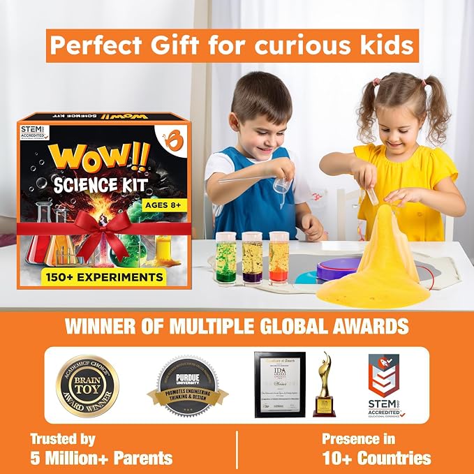 Butterfly EduFields Science Kits for Kids Ages 8-12 8-14 | 150+ Experiments | Great gift for boys and girls ages 8-14 who enjoy science experiments | Volcano Science Kit | Chemistry Set | STEM Projects