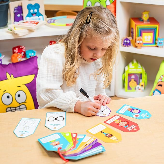 Dry Erase Calming Cards – Kids Mindfulness SEL Set