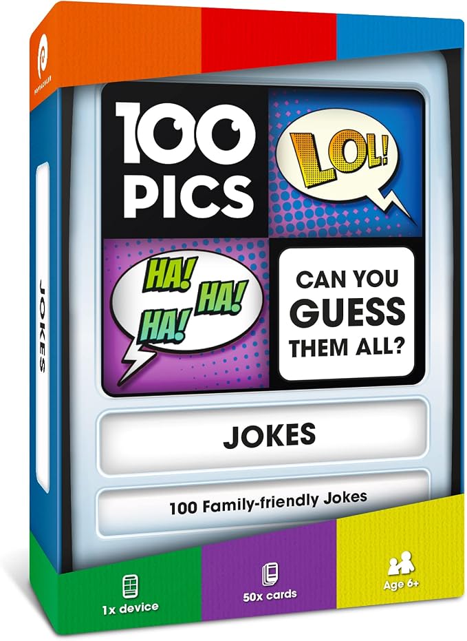 Jokes Travel Game - Family Brain Teasers Pocket Puzzles for Kids and Adults POP08015