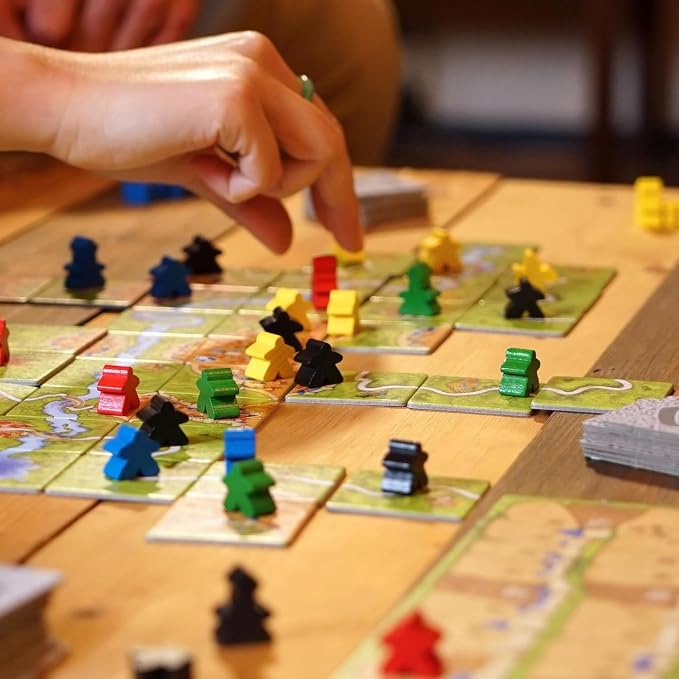 Carcassonne Board Game - Classic Tile Placement Strategy, Medieval Adventure for Adults & Families, Adult Board Games, Family Fun, Kids 8-12, 2-5 Players Ages 7+, 35 Minute Playtime