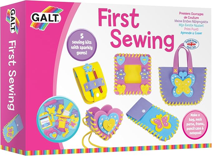 Galt Toys, First Sewing Kit for Kids, Learn to Sew DIY Craft Kit, Ages 5+