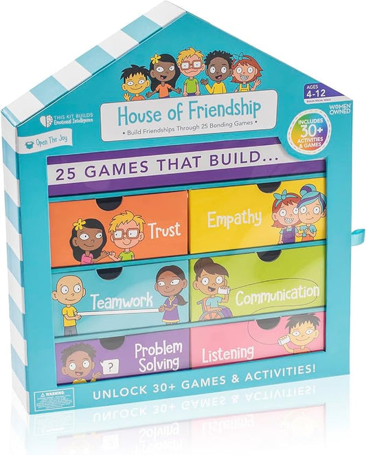 Open The Joy House of Friendship – DIY Kids Social Skills Craft Kit