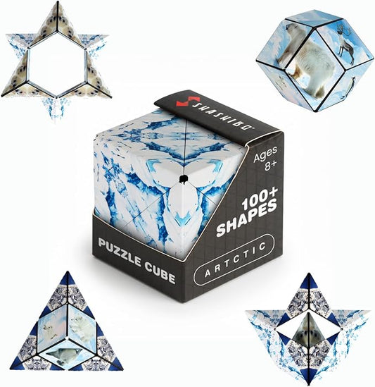 Shashibo DODECA Magnetic Puzzle Cube, Stress Relief Fidget Toy | 100+ Possible Shapes, Sensory Fidget Toy For Adults & Kids, Fun Shape Shifting Puzzle Box For All Ages
