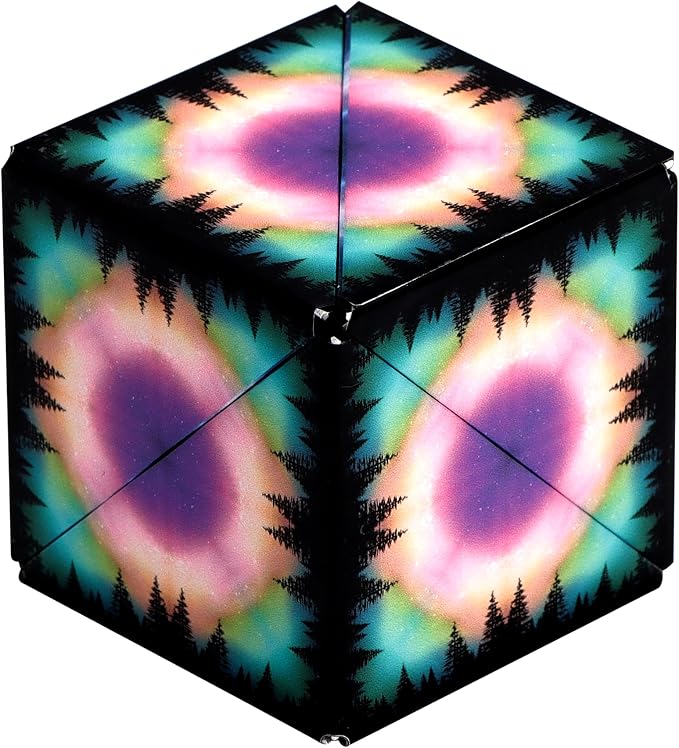 Shashibo DODECA Magnetic Puzzle Cube, Stress Relief Fidget Toy | 100+ Possible Shapes, Sensory Fidget Toy For Adults & Kids, Fun Shape Shifting Puzzle Box For All Ages