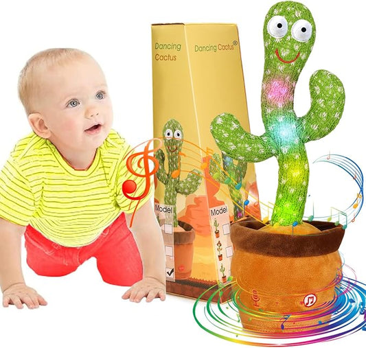 Emoin Talking Cactus Toy, Interactive Toys Dancing Cactus Toy Mimicking Repeating What You Say, Toddler Infant Baby Toys Gifts for 6 7 8 9 10 Month Old Baby Toys for 1 2 3 Year Old Boy Girl | Mimicking Repeating What You Say, Toddler Infant Baby Toy Gi...