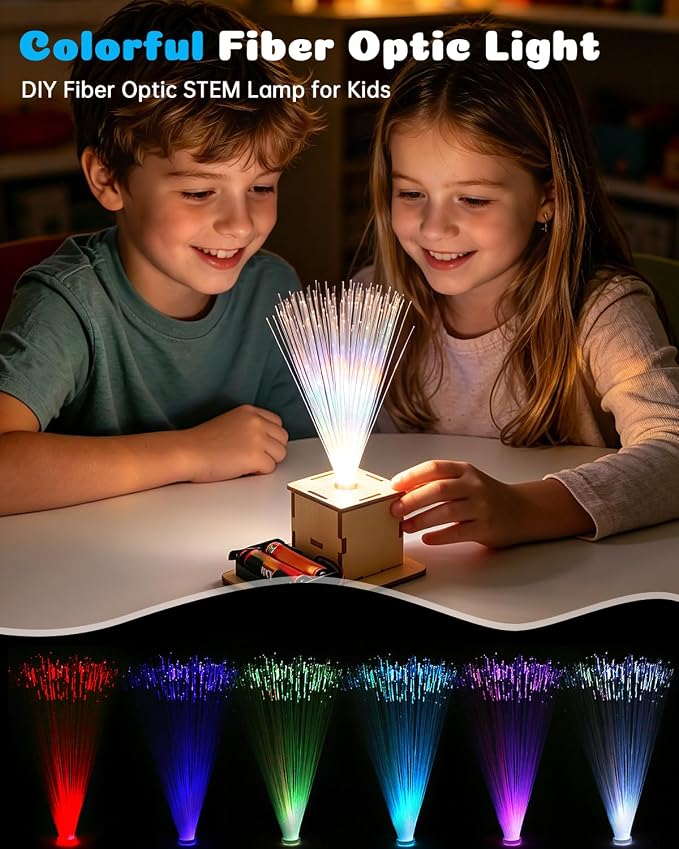 Poraxy 4 in 1 STEM Kits for Kids Age 8-10, Science Kits Building Projects for Kids, STEM Toys for Boys Girls Age 8-13, 3D Puzzles Educational Craft 8-12, Birthday Gifts for 6 7 9 10 11 12 13 Year Old