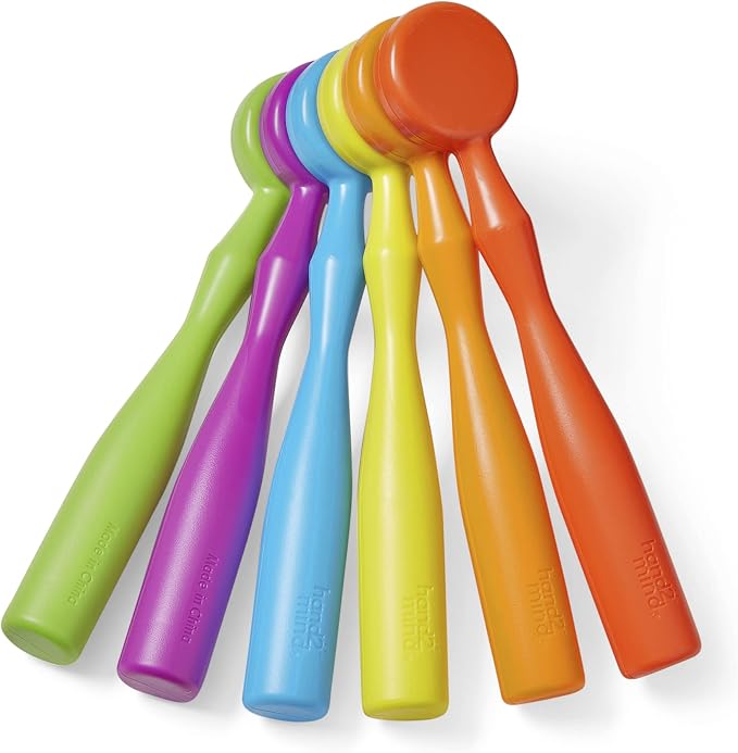 hand2mind Magnetic Wands for Kids (Set of 6), Ages 3+ | Magnet Wands, Magnets for Kids Science, Magnets for Teaching, Preschool Science Classroom Supplies, Magnet with Handle,