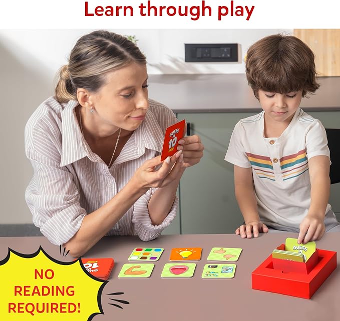 Skillmatics Guess in 10 Junior – Food We Eat, Card Game, Gift for Kids | Family Trivia Game, Educational Travel Toy, Geography & History Board Game, Screen-Free Fun, Boys & Girls Ages 3, 4, 5 & Up