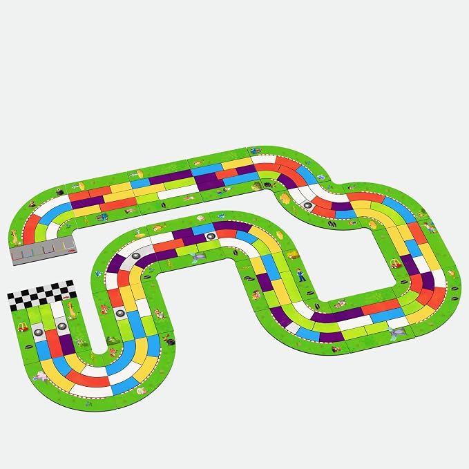 HABA Monza Car Racing Board Game for Kids, Color Matching Strategy Game, Ages 5+