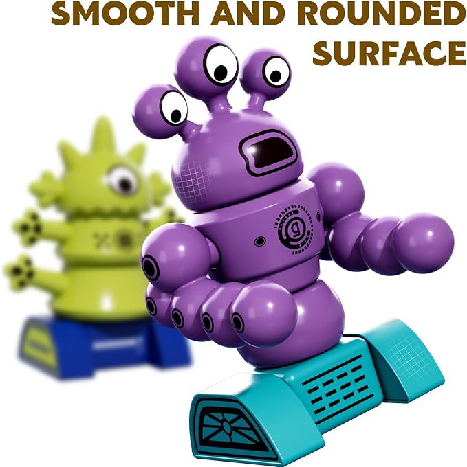 TEMI Magnet Robot Toy for Kids 3-5 Years Old | Monster Magnet Toys Stacking Transform Toys with Storage Box, Set for 3 4 5 6 7 Years Old Boys, Christmas and Birthday Gifts