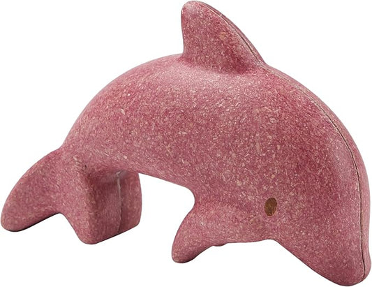 PlanToys® Wooden Dolphin Figurine, Montessori Kids Ocean Animal Bath Toy | wooden dolphin figurine, montessori ocean animal figure, imaginative creative play, bath water toy, pretend play, kids toddle