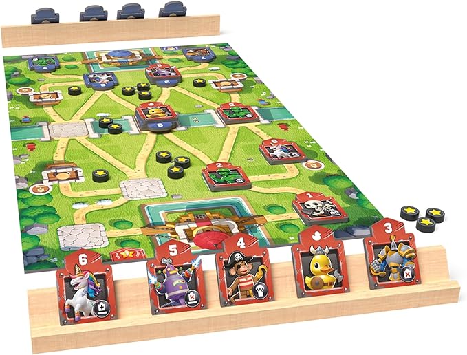 Toy Battle Board Game | Tactical Tile Placement and Troop Strategy Game with 8 Unique Terrains, Fun for Kids & Adults, Ages 8+, 2 Players, 15 Mins