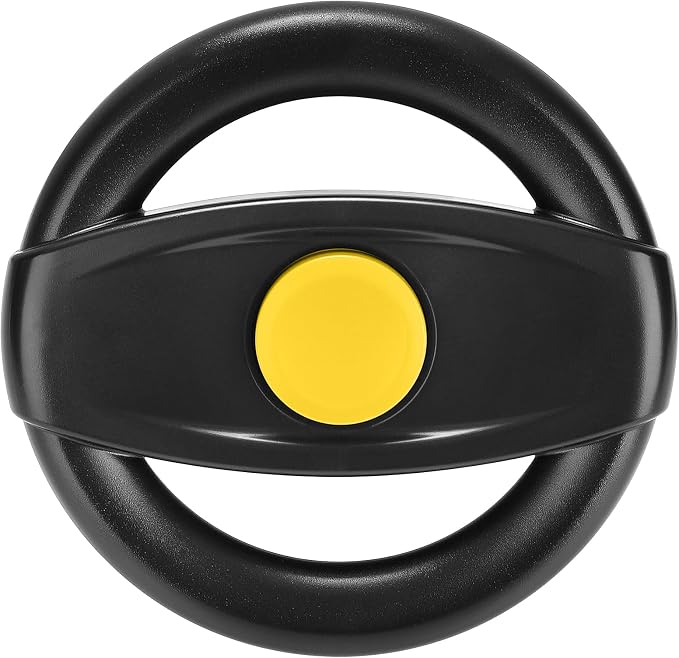 Accmor Stroller Steering Wheel Toy, Steering Wheel for Shopping Carts | Simulated Steering Wheel Universal Detachable Pretend Driving Funny Stroller Toy Attachment