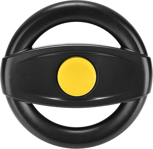 Accmor Stroller Steering Wheel Toy, Steering Wheel for Shopping Carts | Simulated Steering Wheel Universal Detachable Pretend Driving Funny Stroller Toy Attachment