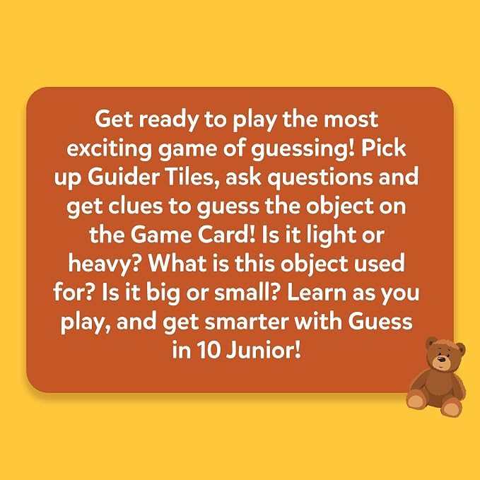 Skillmatics Guess in 10 Junior – Inside My House, Card Game, Gift for Kids | Educational Trivia Game for Preschoolers, Travel Toy & Guessing Board Game, Screen-Free, Boys & Girls Ages 3, 4, 5 & 6