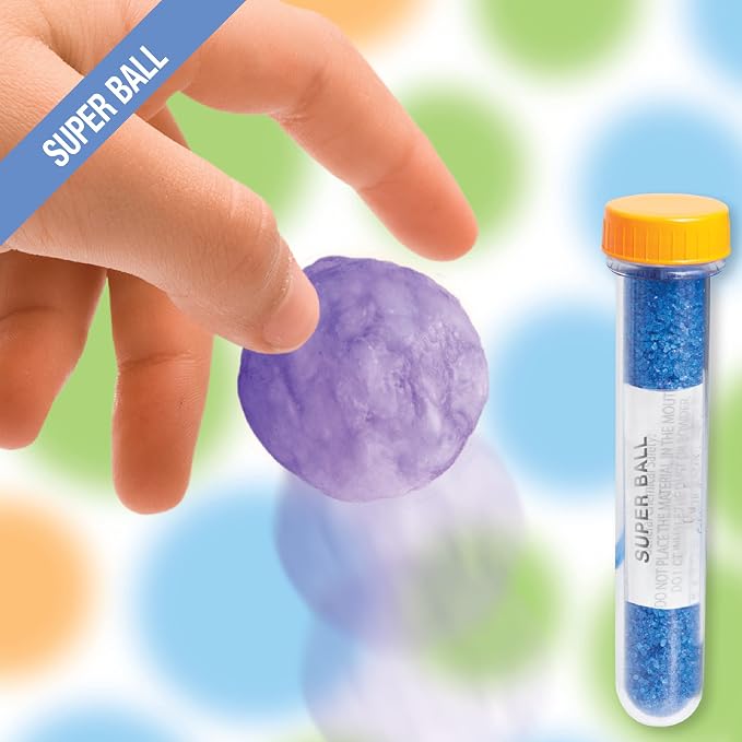 Discovery #MINDBLOWN 14-Piece Test Tubes DIY Science Kit with 3 Educational Experiments, Educational STEM Activity Set, Fun Learning Toy for Real Chemistry Experiments, Safe for Kids Ages 8+