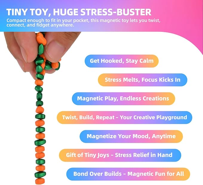 550pcs Fidget Toys Adults,Stress Relief Sensory Toys for Autism ADHD Anxiety,Smooth Ferrite Stones Desk Fidgets Toys,Fidget Toys Gifts