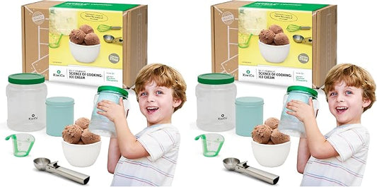 KiwiCo - Science of Cooking: Ice Cream, Learning Cooking Through Chemistry Project, Great Gifts for Ages 5+ (Pack of 2)