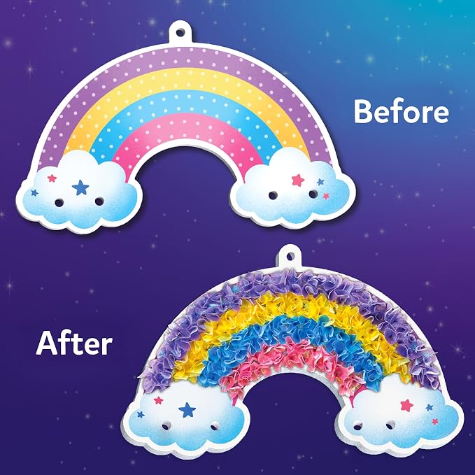 Skillmatics Poke-in Art – Magical Unicorns, Wood Craft Kit, Gift for Kids | Dream Decor, DIY Mess-Free Fun, Fine Motor Skills for Kids, Screen-Free, Travel Activity, Boys & Girls Ages 4, 5, 6, 7, 8, 9