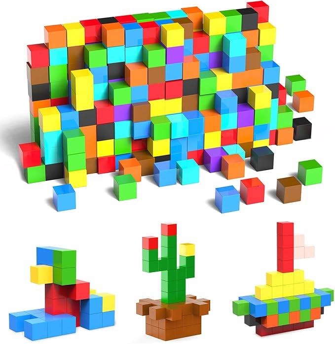 100PCS Magnetic Blocks,Magnetic Building Blocks for Toddlers Sensory & STEM Montessori Toys,Ideal Gifts for Boys Girls 3-8 Years Old