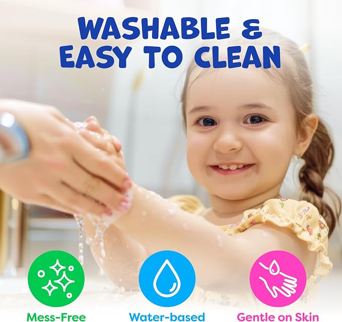 Dot Markers For Toddlers 1-3 - Dot Art Paints Washable For Kids - Includes Printed & PDF Coloring Sheets - Toddler Arts And Crafts for Kids Ages 2-4 - Preschool Learning Activities, Bingo Daubers