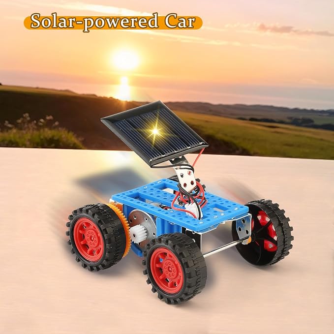 Bulk STEM Solar Robot Kits, STEM Building Toys for Kids Crafts 8-13 | Robotics Science Motor Kits for Kids, Solar Power Car Toys for Classroom Boys Girls Gifts, Engineering Experiments Projects