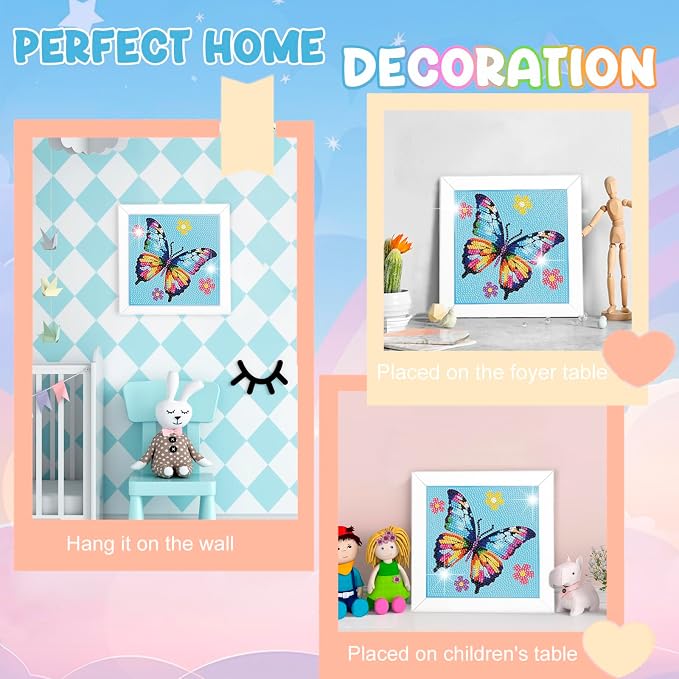 Nardoll Diamond Art Kits with Wooden Frame - Crafts for Girls - Dimond Art Paintings - Arts and Crafts - GEM Art Supplies for Boys Adults Beginners Home Wall Decor Gifts