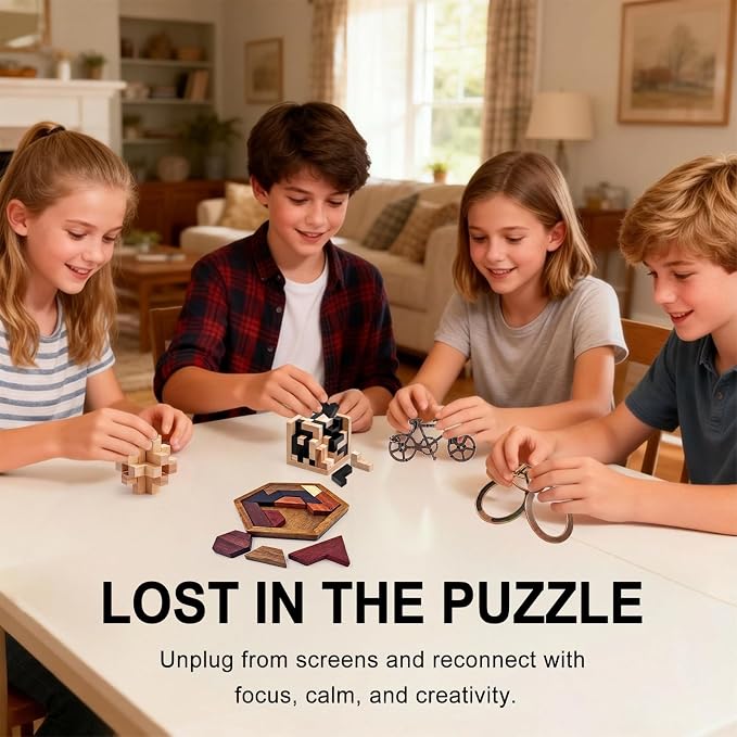 Wooden Puzzles for Adults (Style-B)